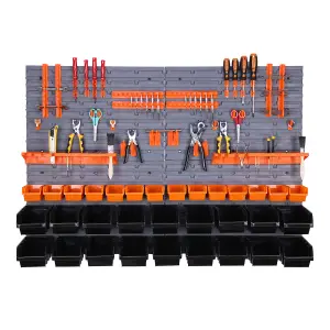 75 Piece Tool Storage Set with Wall Plates