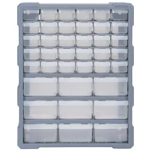 Berkfield Multi-drawer Organiser with 39 Drawers 38x16x47 cm