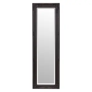 Andrews Flat Wall Mirror Black Matte / 100cm x 70cm W