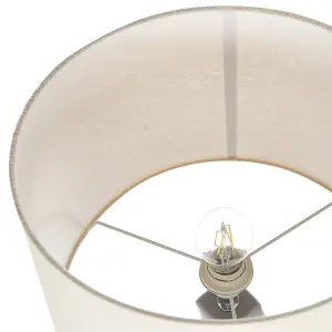 Ceramic Table Lamp Grey BELAYA