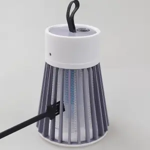 Fly Killer Lamp - Cordless Freestanding or Hanging Indoor Outdoor Garden UV Light Zapper - Attract & Zap Insects Mosquitos Midges