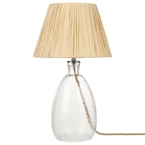 Glass Table Lamp Transparent BLANCO