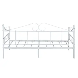 Roanne Single (90 X 190cm) Iron Daybed White