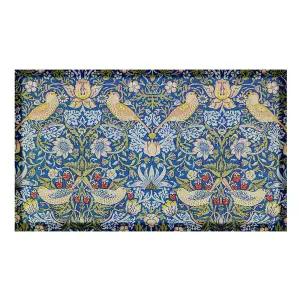 William Morris Strawberry Thief Indoor & Outdoor Doormat - 70x40cm