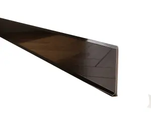 ILCOM Stainless steel Skirting board 100mm x 2700mm - Black Polished