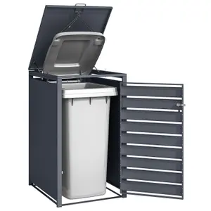 Phoenix GB1168AWK Wood Effect Single Wheelie Bin Store / Bin Storage