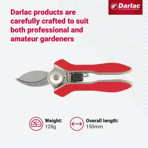 Darlac Mini Bypass Secateurs, DP70