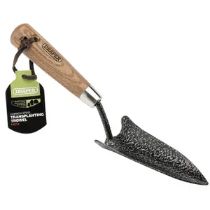 Draper  Carbon Steel Heavy Duty Transplanting Trowel with Ash Handle 14312