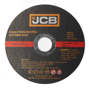 JCB Metal Cutting Discs 125mm (5'') x 1 x 22.23mm, 25 Pack JCB-SSCUT125-1-25PK