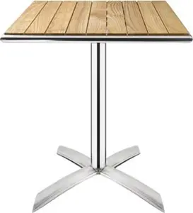 Bolero Ash Flip Top Square Bistro Table 600mm