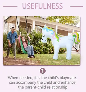 Fayton, 6FT Large Inflatable Unicorn Sprinkler