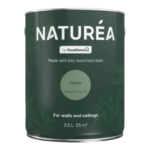 GoodHome Naturéa Clover Velvet matt Wall paint, 2.5L