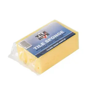 Tile Rite DIY Grouting Sponge Yellow (55mm x 150mm x 95mm)