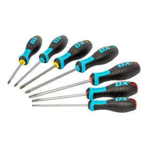 OX Pro 7 piece Standard Mixed Screwdriver set