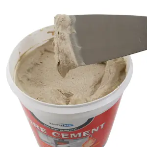 Fire Cement Buff - Ready Mixed Blend of Heat-Resistant Resins and Inorganic Fillers - 2kg Buff