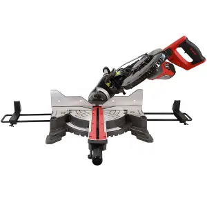 Excel 10" 255mm Sliding Mitre Saw Double Bevel 2000W/240V with Laser & Universal Wheel Stand