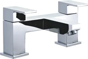 Keenware KBT-102 Sutton Square Bath Mixer Tap: Chrome