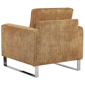 Armchair VIND Corduroy Light Brown