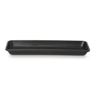 Verve Florus Black 40cm bell trough Saucer