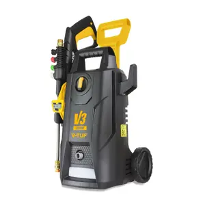 V-TUF V3-240 X2 2175psi 150Bar, 7.5L/min DIY Portable Electric Pressure Washer - HI-VIS HOSE & CABLE