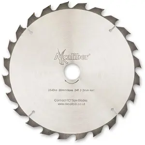 Axcaliber Contract TCT Saw Blade - 254mm x 3.2mm x 30mm 24T