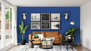 Leyland Trade Vinyl Soft Sheen Walls & Ceilings Emulsion Paint Ultramarine Blue (RAL 5002) - 5L