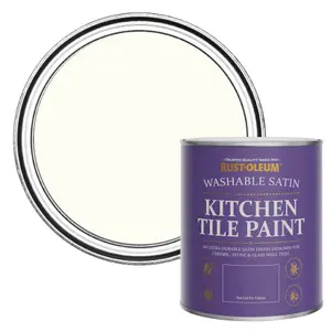 Rust-Oleum Porcelain Satin Kitchen Tile Paint 750ml