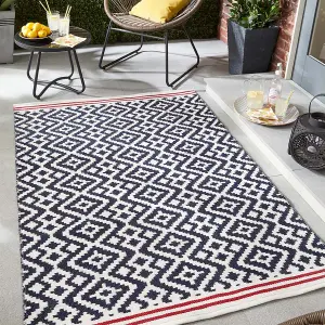 Origins Aztec Navy/Red Rug 160 X 230