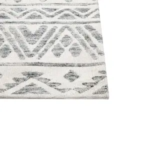 Area Rug 300 x 400 cm Beige and Grey ASPANI