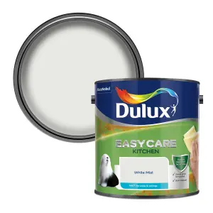 Dulux Easycare Kitchen White Mist Matt Wall paint, 2.5L