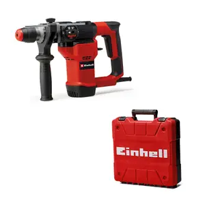 Einhell Rotary Hammer Drill 3.5J 950W SDS+ With Carry Case Corded Electric Drilling Chiseling TC-RH 28 3F