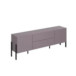 Chic Yukon 40 TV Cabinet 2040mm in Plum - Stylish Entertainment Centre H700mm D400mm