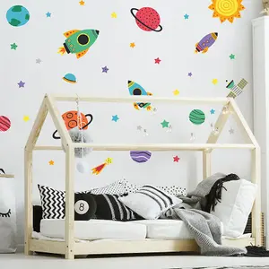 Colourful Space Wall Sticker Pack