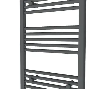 Right Radiators 800x500 mm Vertical Straight Heated Towel Rail Radiator Ladder Warmer Anthracite