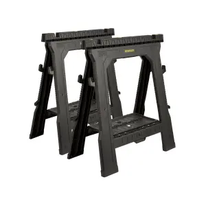 Stanley Foldable Saw horse, Pack of 2