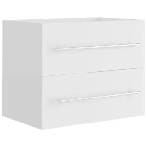 Berkfield Sink Cabinet White 60x38.5x48 cm Engineered Wood