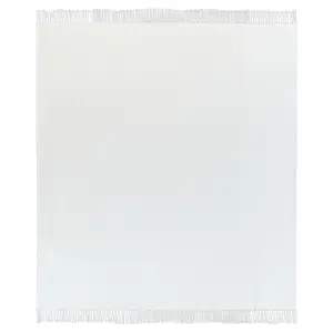 Blanket AMPARA Cotton 200 x 220 cm Off-White