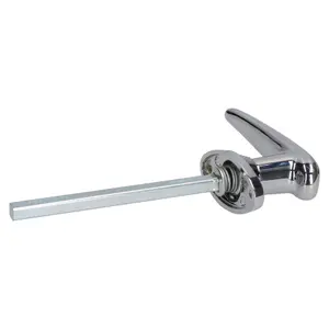 Chrome Door Latch Catch Lever Classic Handle Trailer Truck Horsebox