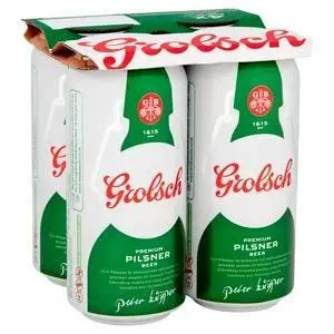 Grolsch Premium Pilsner Beer Lager Cans 4X440ml