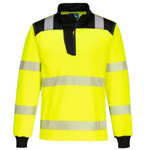 Portwest PW3 Hi-Vis 1/4 Zip Sweatshirt