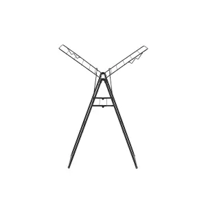 Brabantia Black Foldable Laundry Airer, 15m