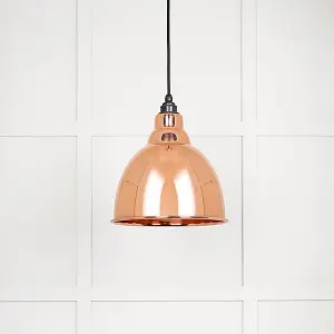 Smooth Copper Brindley Pendant