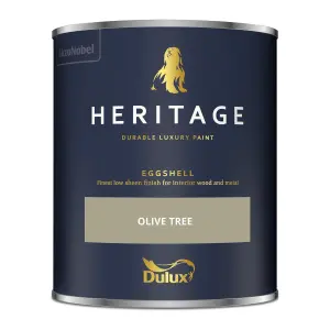 Dulux Trade Heritage Olive Tree Eggshell Wall paint, 750ml