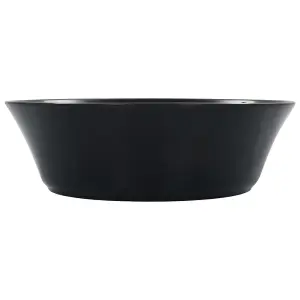 Berkfield Wash Basin 41x12.5 cm Ceramic Black