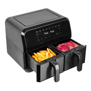 8 L Anderegg Dual Basket Digital Control Air Fryer