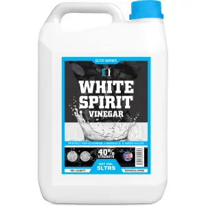 White Vinegar Cleaning 10 Litres HIGH STRENGTH 40% - All Natural Multi-Surface & Multi-Purpose Cleaner, Limescale