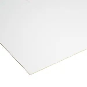 White Hard board Hardboard (L)2440mm (W)1220mm (T)3mm