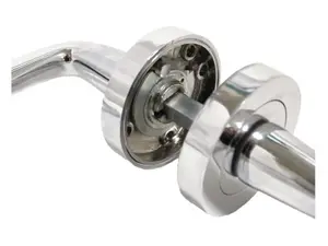 Modern Heavy Duty CARLA STYLE LEVER DOOR HANDLES ROSE CHROME