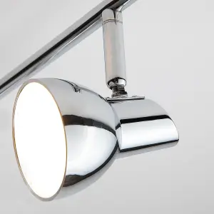 Apollo 3 X 4W Led Chrome spotlight