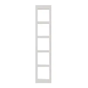 GoodHome Alpinia White Wine rack fascia, (H)715mm (W)147mm